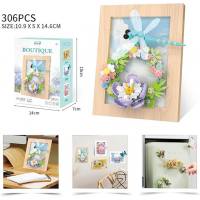 Конструктор «Цветочное панно» 2279-P, 306 деталей