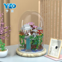 Конструктор «Небесный коттедж», 2238-P, 1465 деталей, под пылезащитным куполом