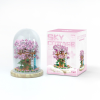 Конструктор «Небесный коттедж», 2238-P, 1465 деталей, под пылезащитным куполом