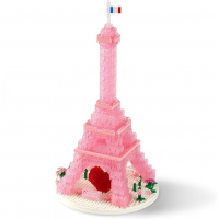 Конструктор «Эйфелева башня», 1314 деталей, с подсветкой (1025-P)