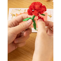 Конструктор «Букет красных роз», под прозрачным куполом (2361-P)