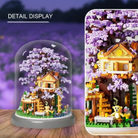 Конструктор Летний домик на дереве под колбой, 2080 деталей 2243-P