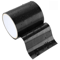 Надпрочная скотч-лента Flex Tape 10 см (черная/белая)