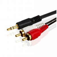Шнур AUX 3,5 мм – 2 RCA (2R) 1,5 м 3015 Шнур AUX 3,5 мм – 2 RCA (2R) 1,5 м 3015