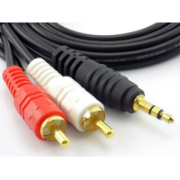 Шнур AUX 3,5 мм – 2 RCA (2R) 1,5 м 3015 Шнур AUX 3,5 мм – 2 RCA (2R) 1,5 м 3015