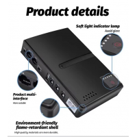 Портативный источник бесперебойного питания Mini UPS, 5 В / 9 В / 12 В, без аккумуляторов Портативный источник бесперебойного питания Mini UPS, 5 В / 9 В / 12 В, без аккумуляторов