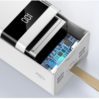 Павербанк, 35000 мА·ч, 4 USB-выхода, фонарик Павербанк, 35000 мА·ч, 4 USB-выхода, фонарик