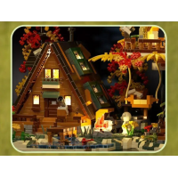 Конструктор «Деревянный домик», 2151 деталей, P3112