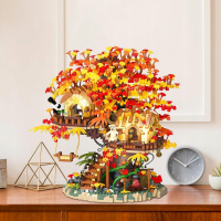 Конструктор «Осенний лесной домик на дереве», 2725 деталей, P3111