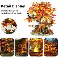 Конструктор «Осенний лесной домик на дереве», 2725 деталей, P3111