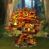 Конструктор «Осенний лесной домик на дереве», 2725 деталей, P3111