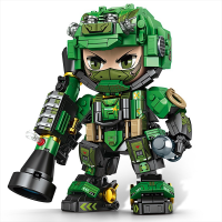 Конструктор «Мобильный военный отряд», 508 деталей 8807