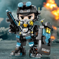 Конструктор «Спецназ. Военный отряд», 543 детали 8809 