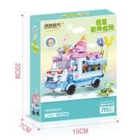 Конструктор «Машина с мороженым», 458 деталей 36011