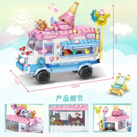 Конструктор «Машина с мороженым», 458 деталей 36011