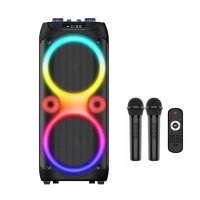 Беспроводная караоке-колонка SPS ZQS10213, 60 Вт, 2 микрофона