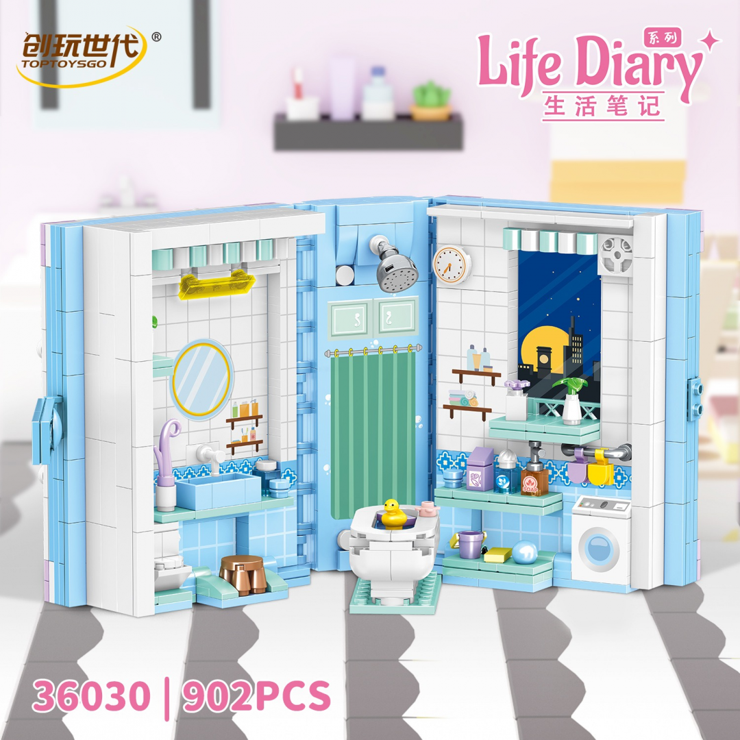 Конструктор «Волшебная ванная комната», 902 детали 36030 Конструктор «Волшебная ванная комната», 902 детали 36030
