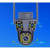 Уличная Wi-Fi камера видеонаблюдения IPC360, 3 Мп, поворотная, Black