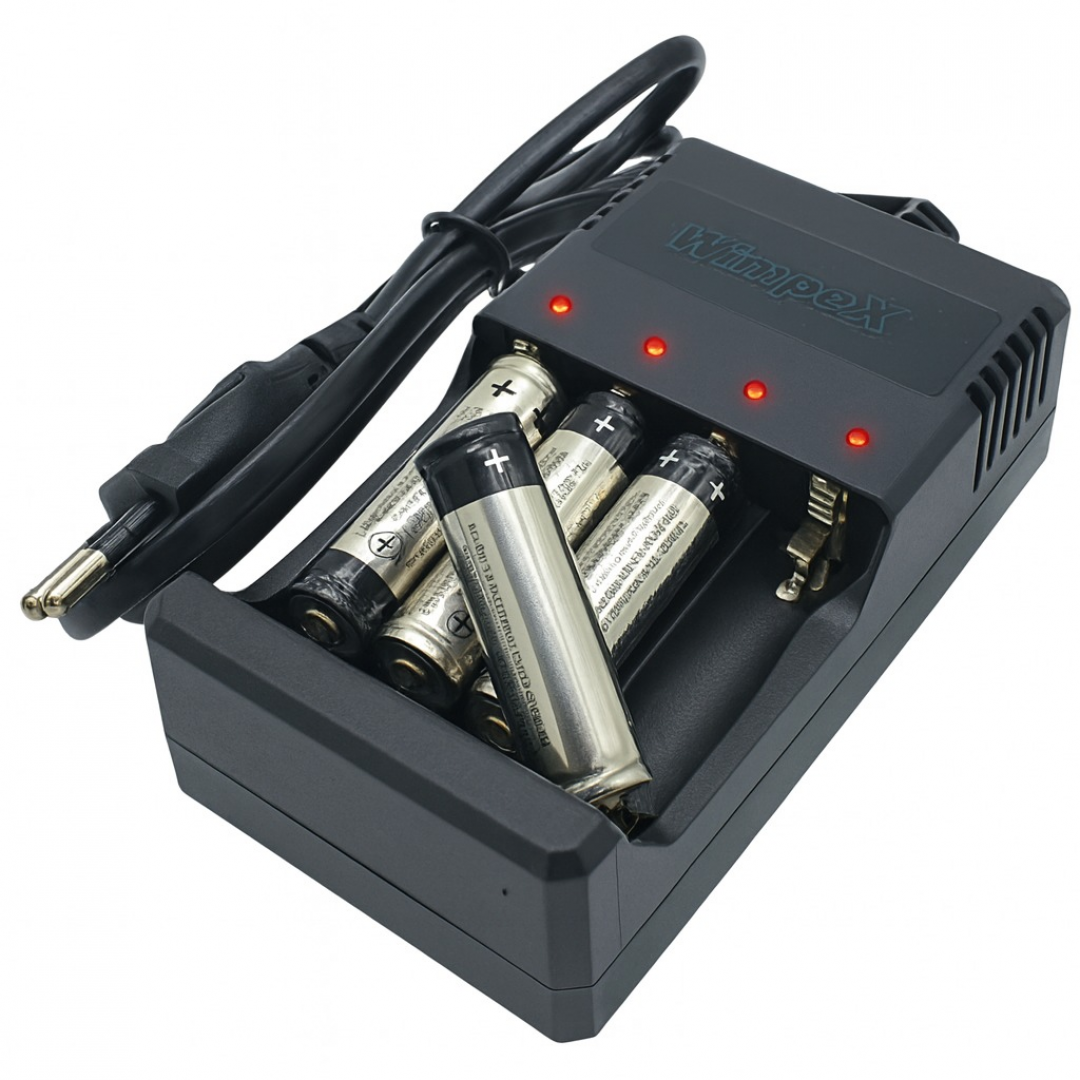 Зарядное устройство для аккумуляторов AA/AAA, 4 слота, WX 1432 Зарядное устройство для аккумуляторов AA/AAA, 4 слота, WX 1432