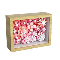 Фоторамка «Розовые цветы», 1251 деталь P2269