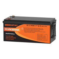 Аккумулятор LiFePO4 Werchtay, 12.8V, 200Ah, 2560Wh