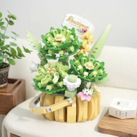 Конструктор цветочная  корзина «Волшебник страны Оз», 524 детали, P1091