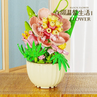 Конструктор «Розовые цветы», 166 деталей, P2386