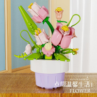 Конструктор «Розовые бутоны», 172 детали, P2388