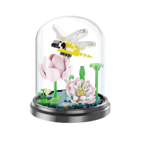 Конструктор «Стрекоза на лотосе», под куполом, 280 деталей, P2345 Конструктор «Стрекоза на лотосе», под куполом, 280 деталей, P2345