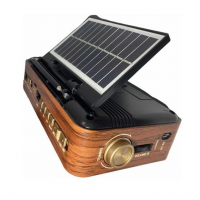 Радиоприёмник Meier M-520BT-S, Bluetooth, с солнечной панелью