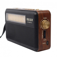 Радиоприёмник Meier M-520BT-S, Bluetooth, с солнечной панелью