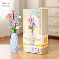 Конструктор «Цветы в голубой вазе», 303 детали, P2352