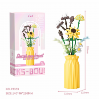 Конструктор «Цветы в лимонной вазе», 280 деталей, P2353