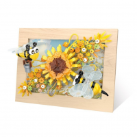 Конструктор «Фоторамка. Подсолнух и пчела», 322 детали, P2276
