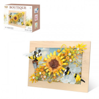 Конструктор «Фоторамка. Подсолнух и пчела», 322 детали, P2276