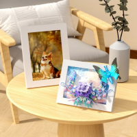 Конструктор «Фоторамка. Гвоздика и голубая бабочка», 308 деталей, P2277