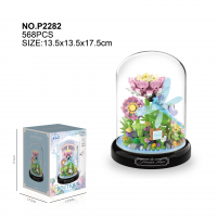 Конструктор «Стрекоза на лотосе», под куполом, 568 деталей, P2282 Конструктор «Стрекоза на лотосе», под куполом, 568 деталей, P2282