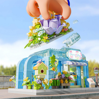 Конструктор «Цветочный магазин», 978 деталей, 2475 Конструктор «Цветочный магазин», 978 деталей, 2475