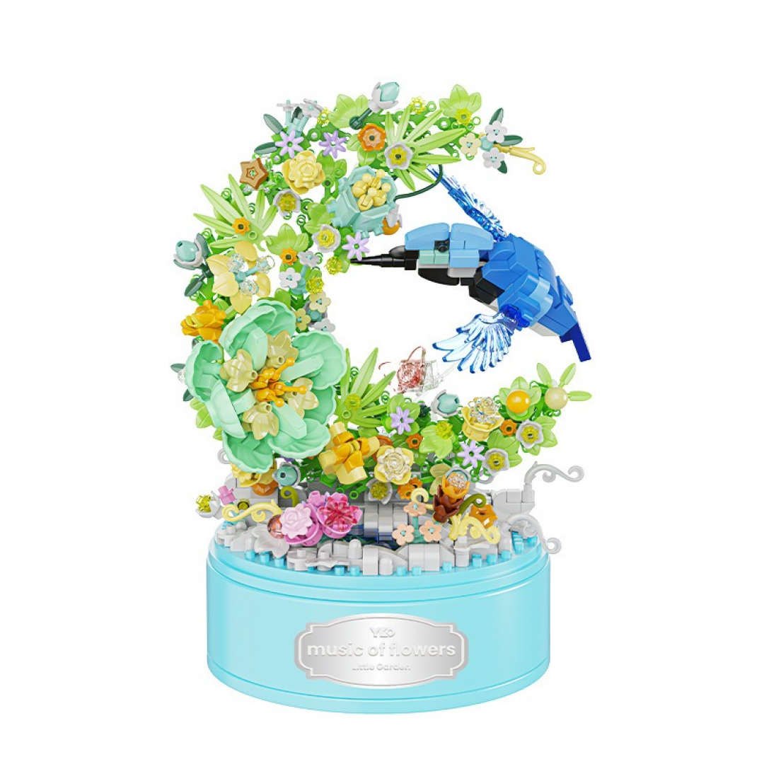 Конструктор «Колибри с цветами», 788 деталей, P1058 Конструктор «Колибри с цветами», 788 деталей, P1058