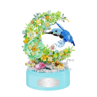 Конструктор «Колибри с цветами», 788 деталей, P1058