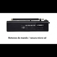 Радиоприёмник M-568BT, аккумуляторный, с Bluetooth, USB и TF