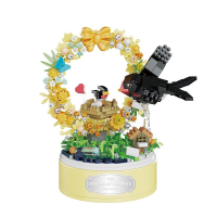 Конструктор «Ласточка с цветами», 723 детали, P1059