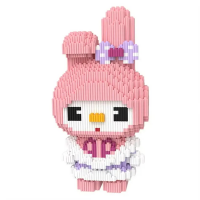 Конструктор «Мелоди» Hello Kitty, 2817 деталей, высота 25 см, 9107