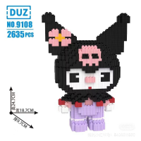 Конструктор «Куроми» Hello Kitty, 2635 деталей, высота 25 см, 9108
