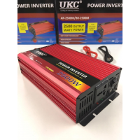 Преобразователь UKC KC-2500D, 12–220 В, 2500 Вт, USB, модифицированная синусоида