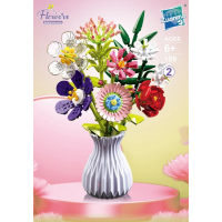 Конструктор «Букет в белой вазе», 730 деталей, 109-2