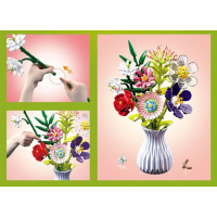 Конструктор «Букет в белой вазе», 730 деталей, 109-2