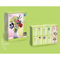 Конструктор «Букет в белой вазе», 730 деталей, 109-2