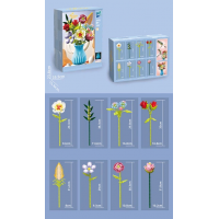 Конструктор «Букет в голубой вазе», 691 деталь, 109-7 