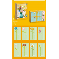 Конструктор «Букет в бирюзовой вазе», 737 деталей, 109-5 